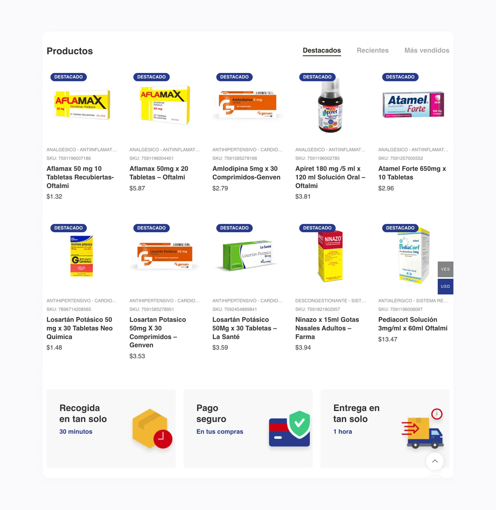Imagen 1 de E-commerce para ComprasFarmacia