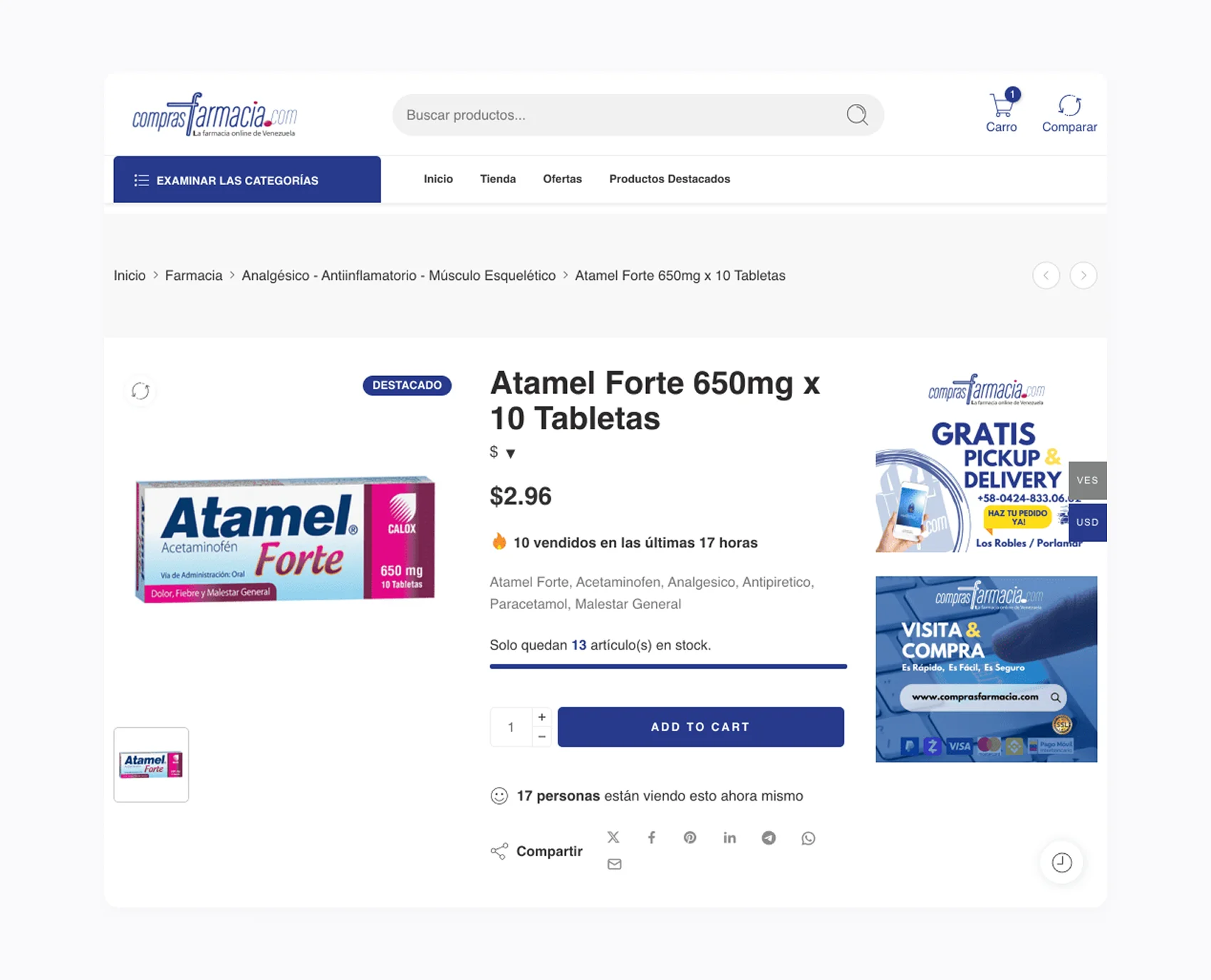 Imagen 2 de E-commerce para ComprasFarmacia