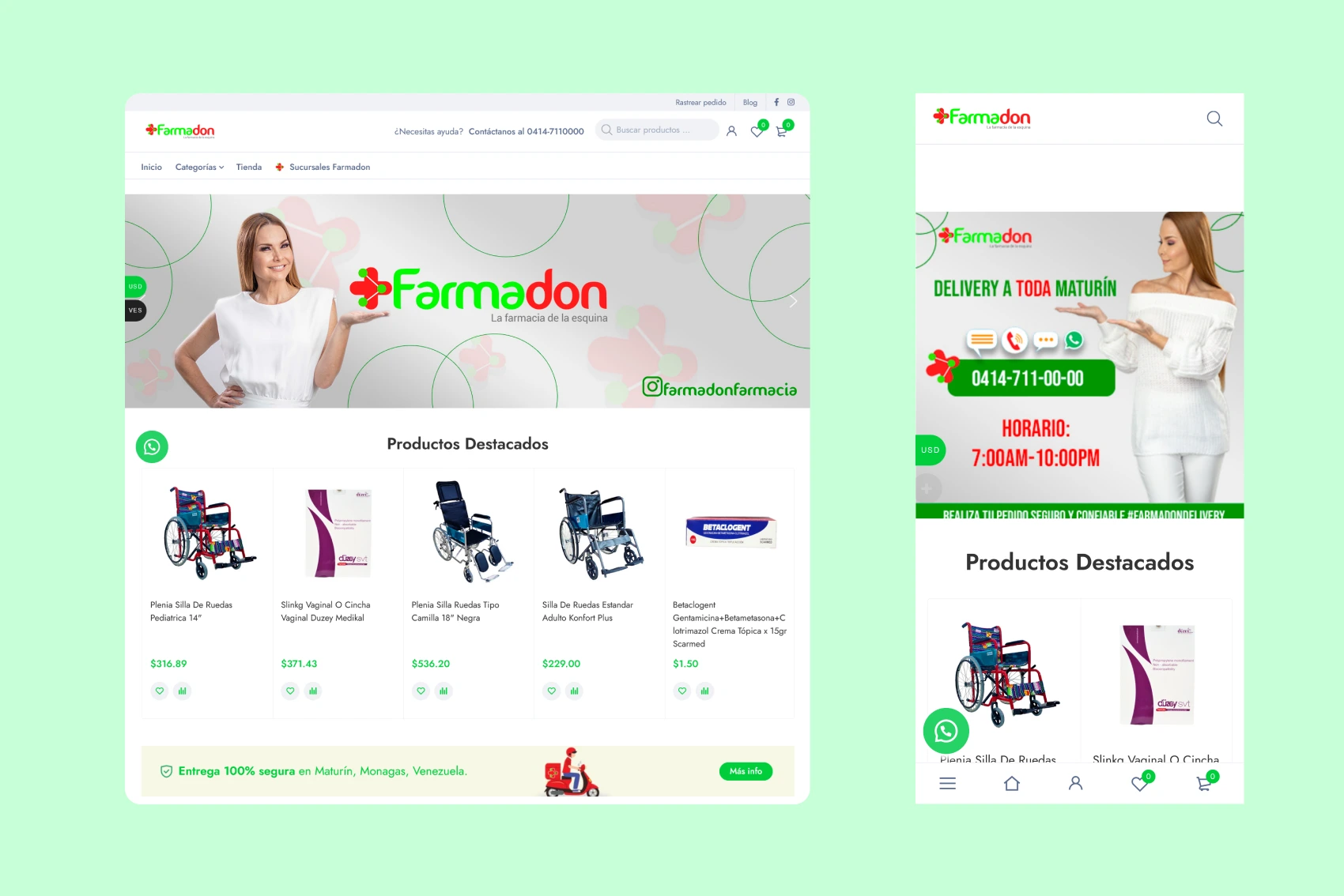 E-commerce para Farmadon